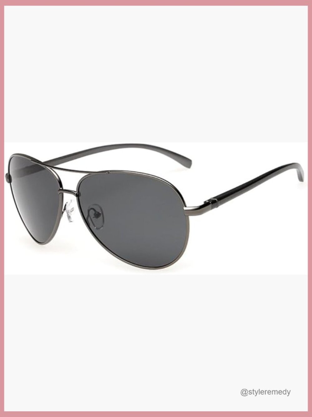 Polarized Aviator Sunglasses with Metal Frame for Outdoor Sports